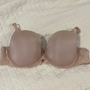 Torrid Sexy T-Shirt Balconette Bra, Light Beige color